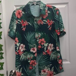 Shein Men’s Floral Button up